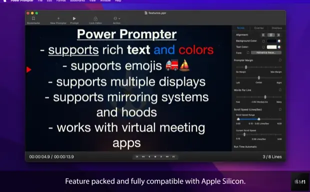 Power Prompter teleprompter iOS app