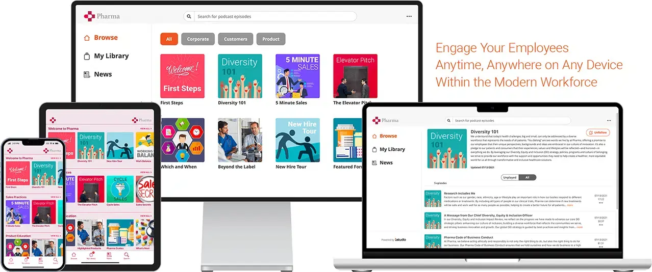 Ustudio enterprise podcasting solution