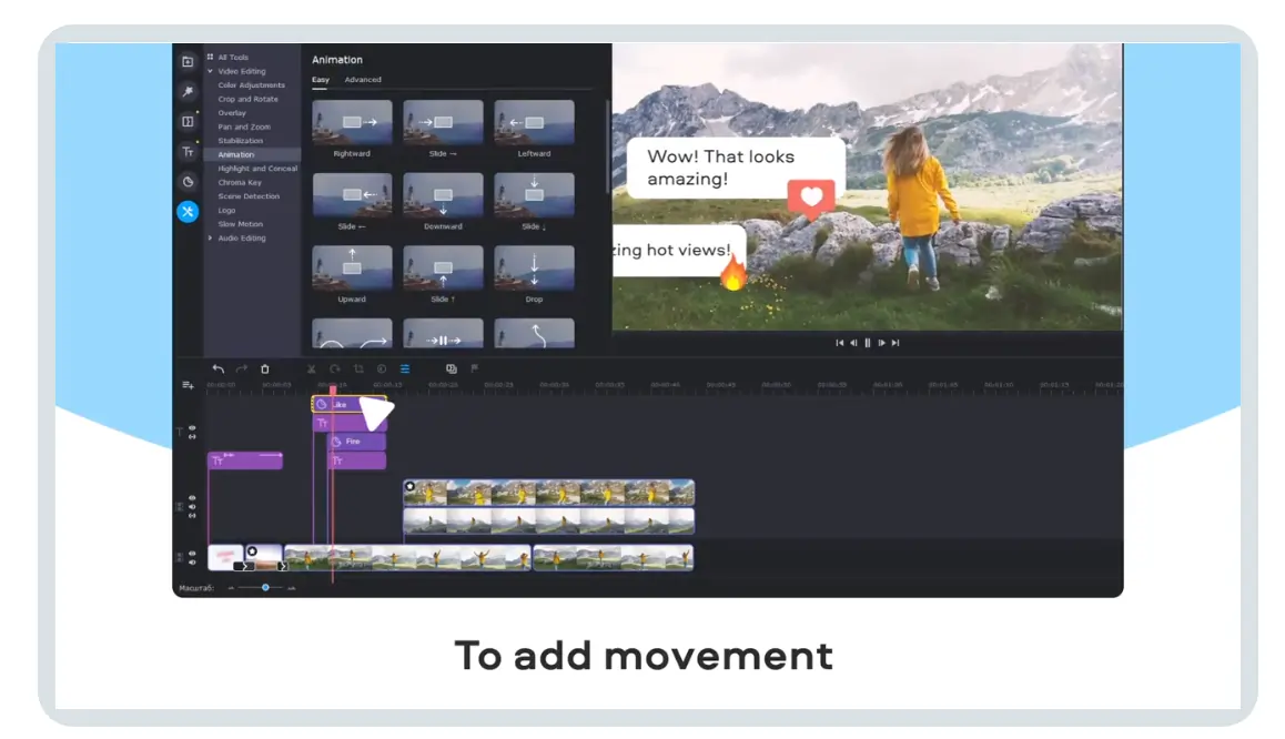 Movavi automatic editor
