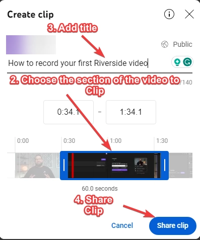 How to clip a YouTube video