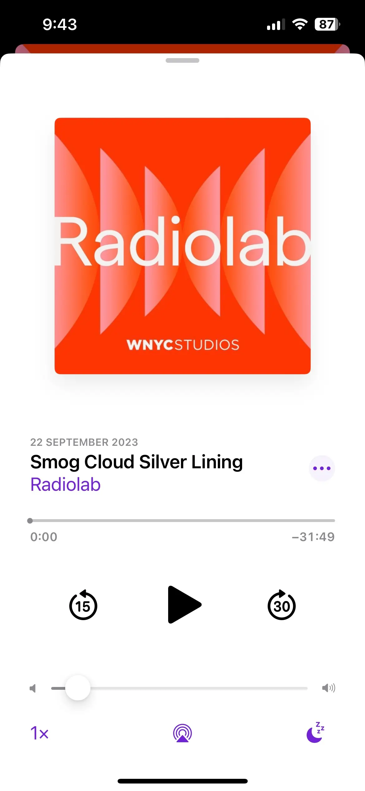 Sharing a podcast episode from Apple Podcasts on Instagram