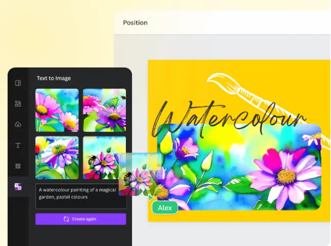 Canva AI software for social media for businesses