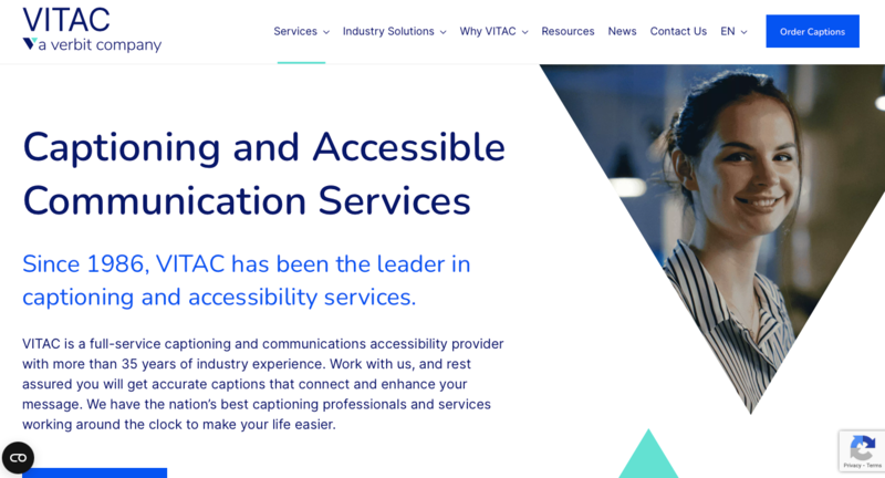 Vitac closed captioning services