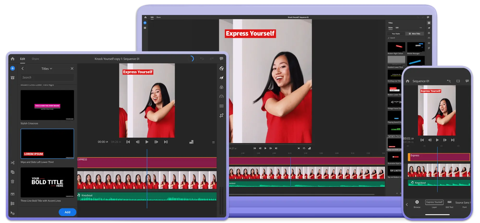 Premiere Rush video editor