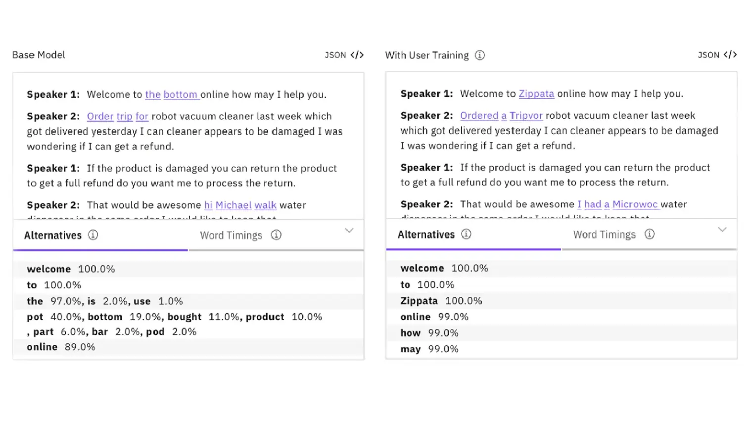 IBM Watson speech to text online audio to text converter