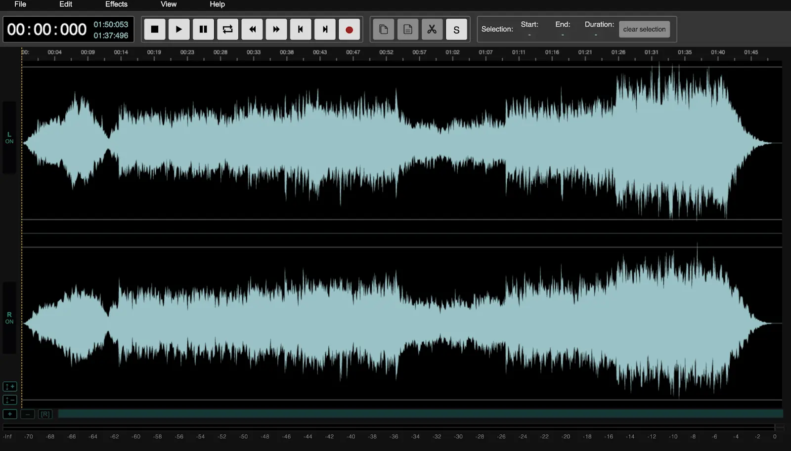 AudioMass one of the best audio online editors