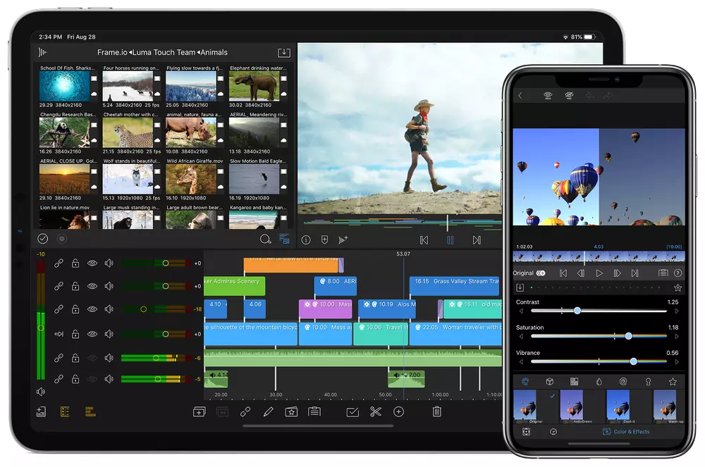 LumaFusion video editing app for iPhone