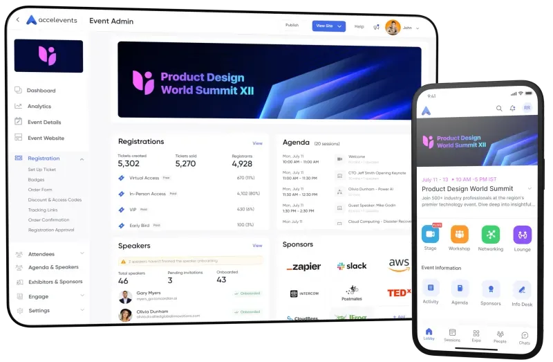 Accelevents virtual events platforms