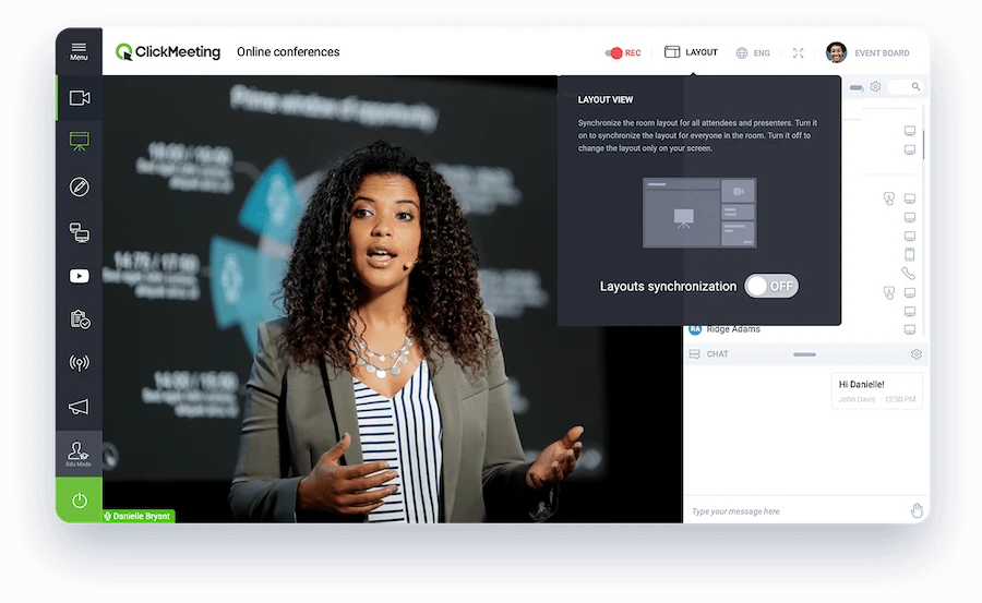 ClickMeeting webinar platform for scalability