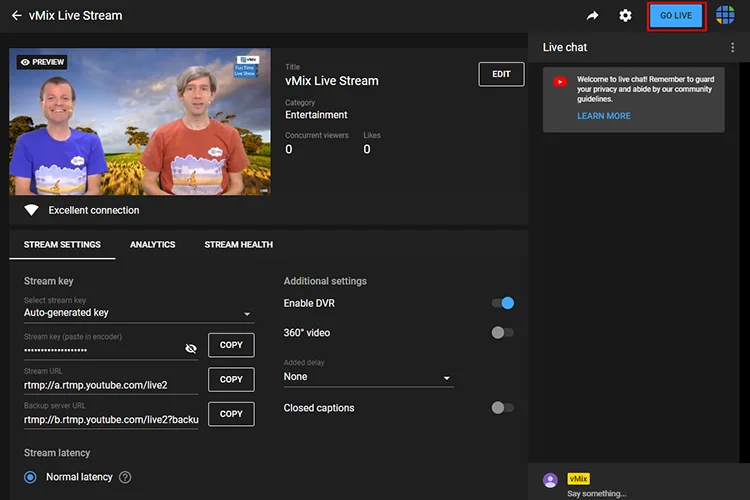 YouTube Live