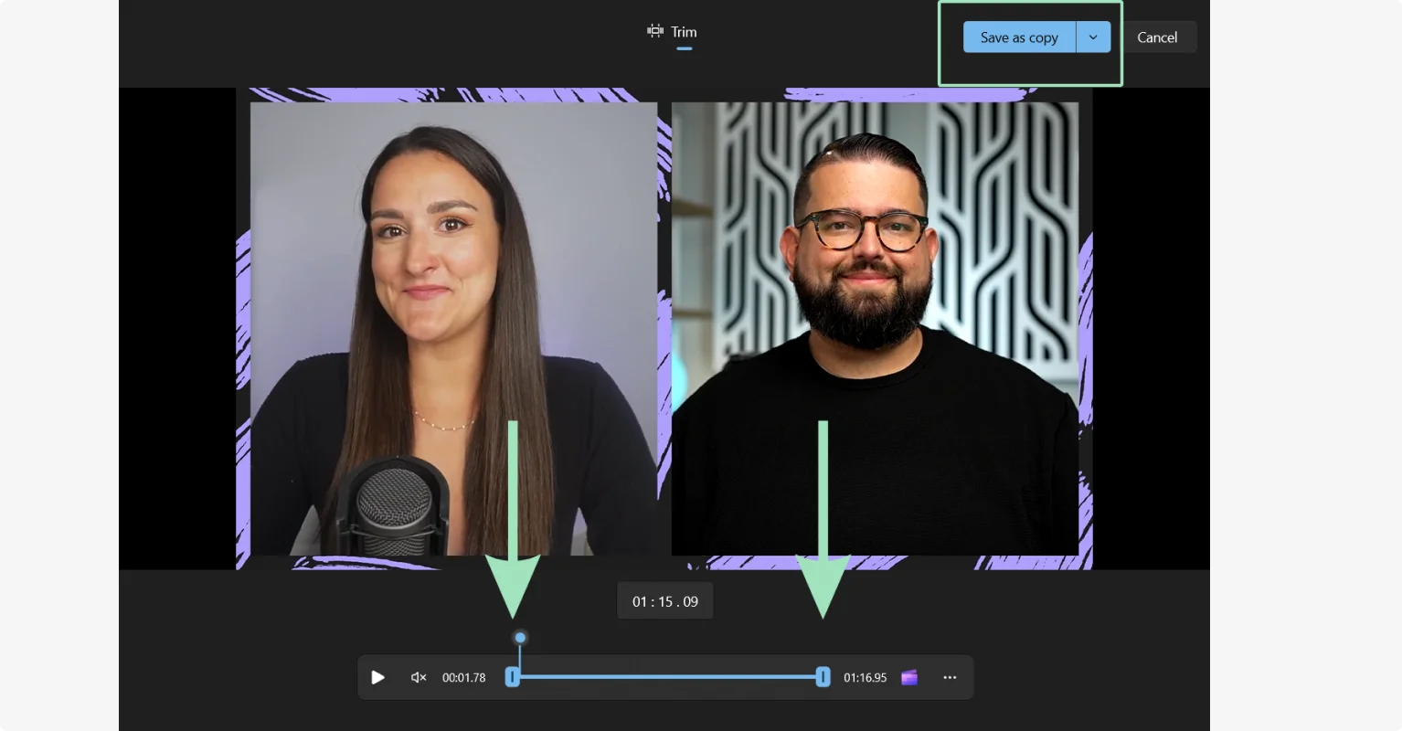 Saving a copy on Windows Photos app