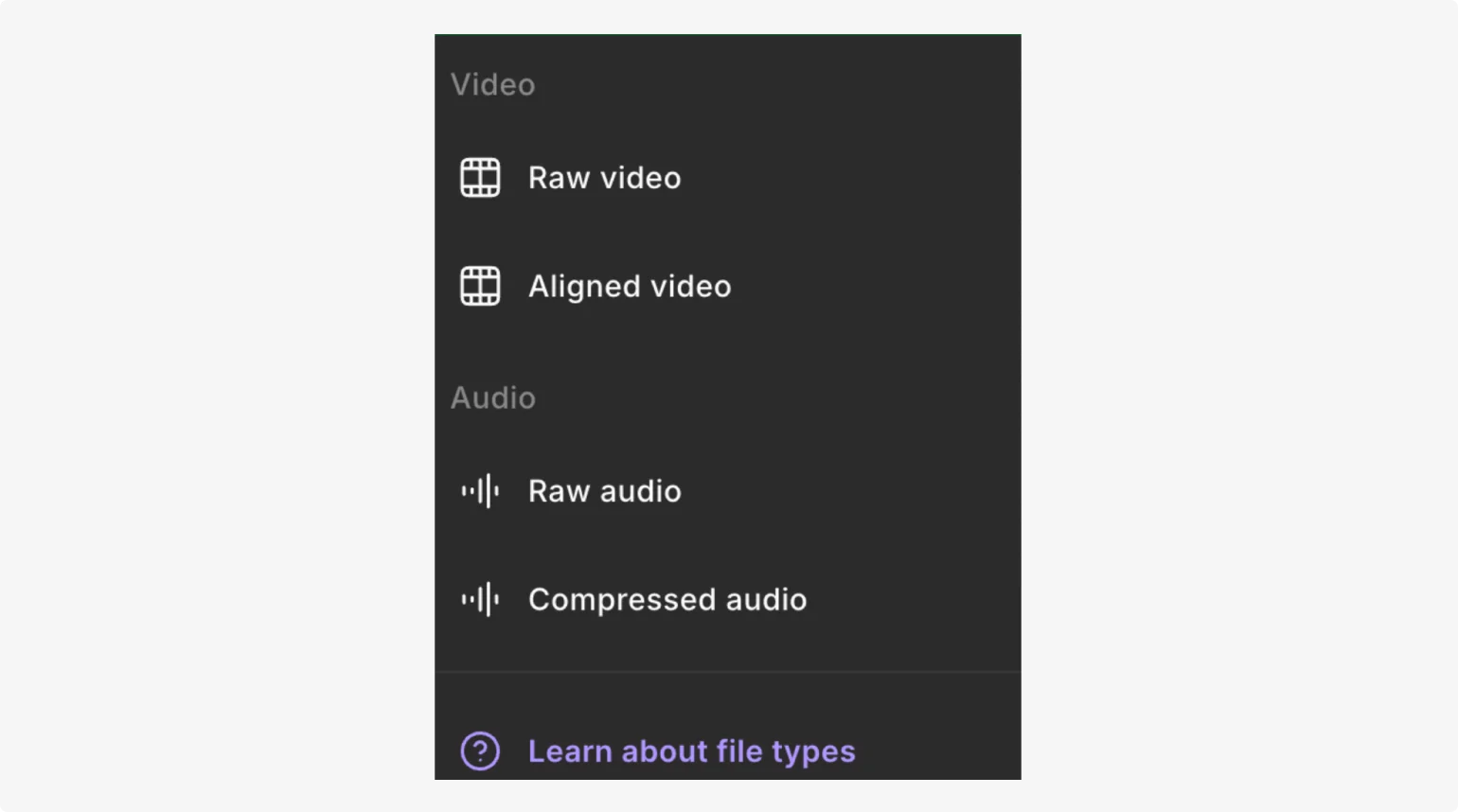 Riverside video and audio files