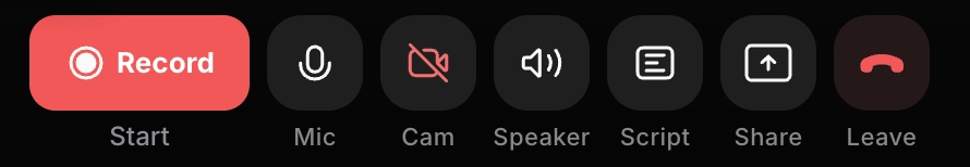 Riversite record button