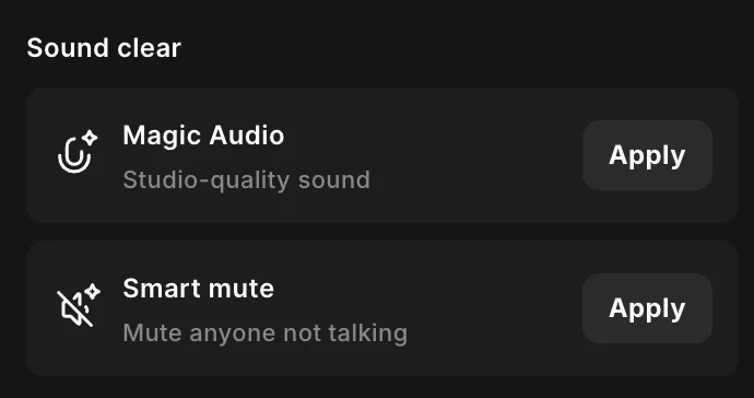 Riverside magic audio smart mute