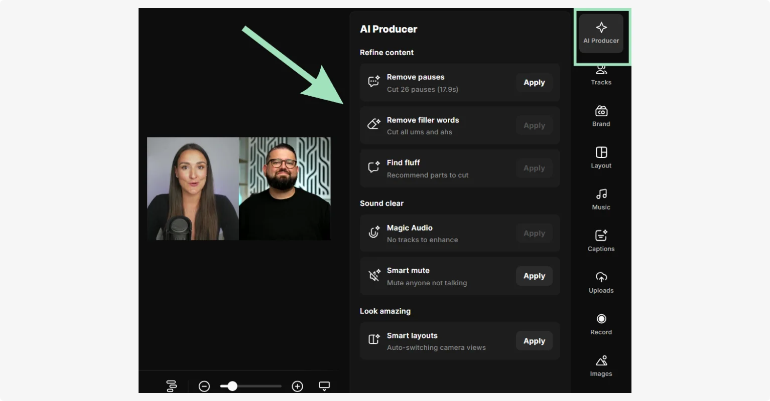 Riverside AI producer