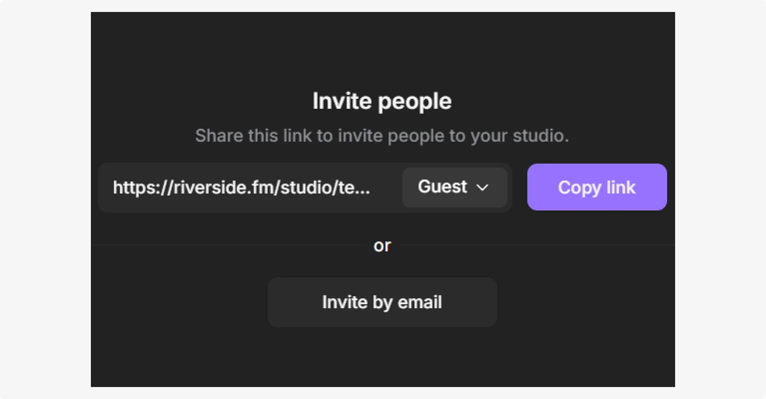 Riverside invite guests
