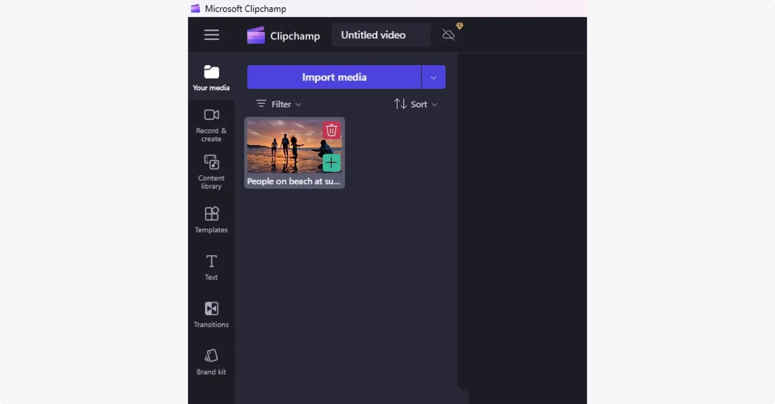 How to import a video on