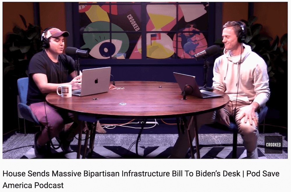 Pod Save America video podcast