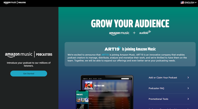 amazo music for podcasts