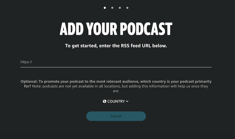 add your podcast