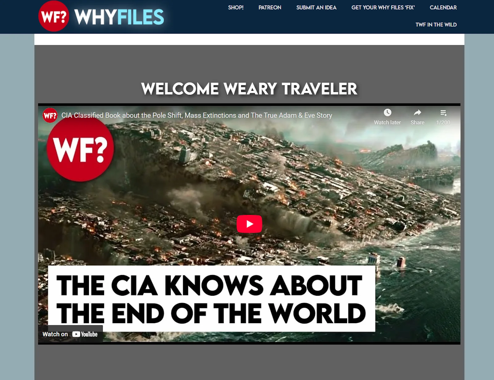 The Why Files