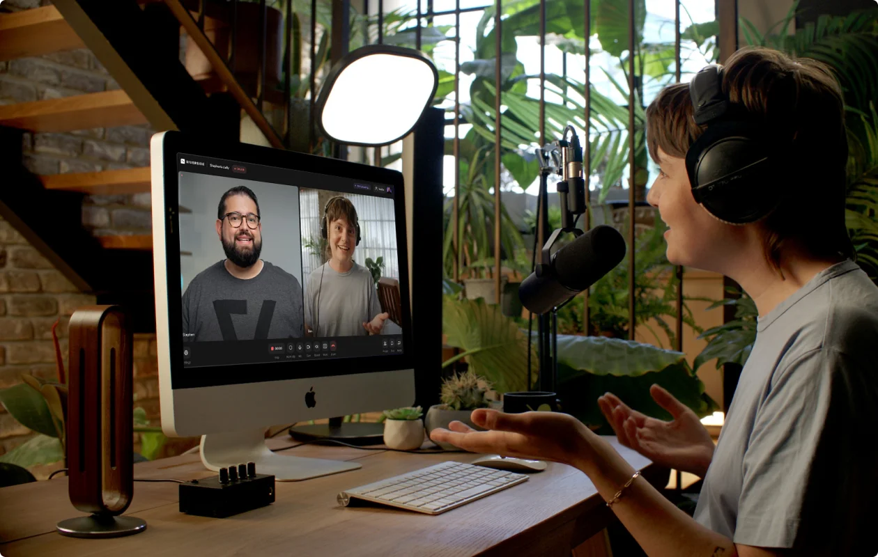 recording a podcast at home