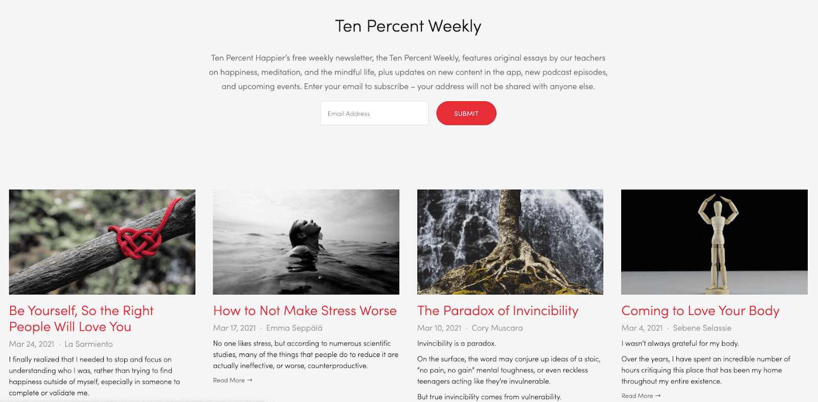 ten percent weekly podcast marketing newsletter