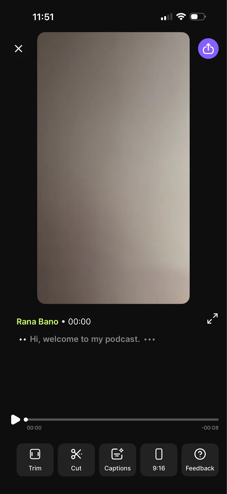 Riverside app edit and export