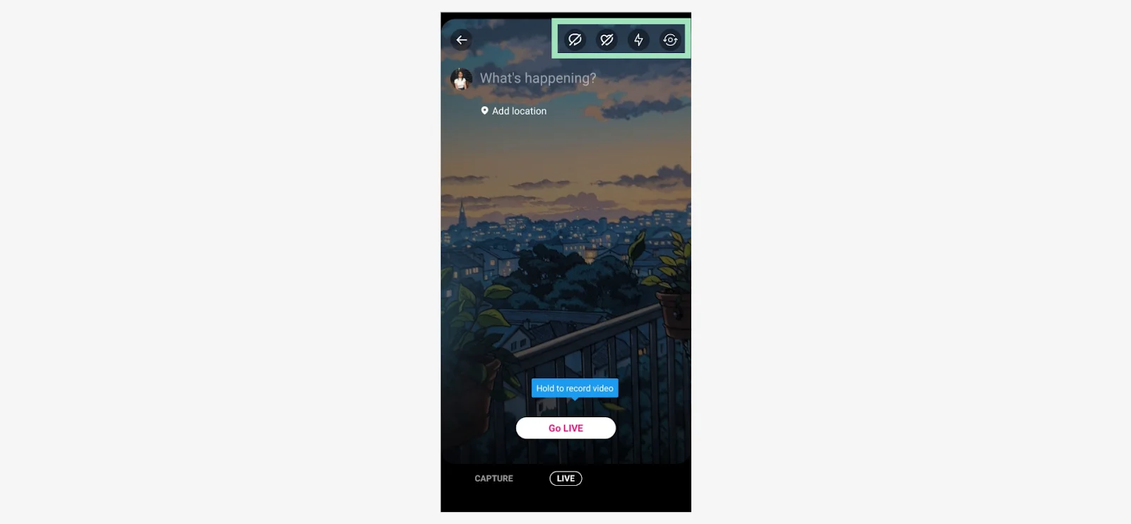 X mobile app streaming settings