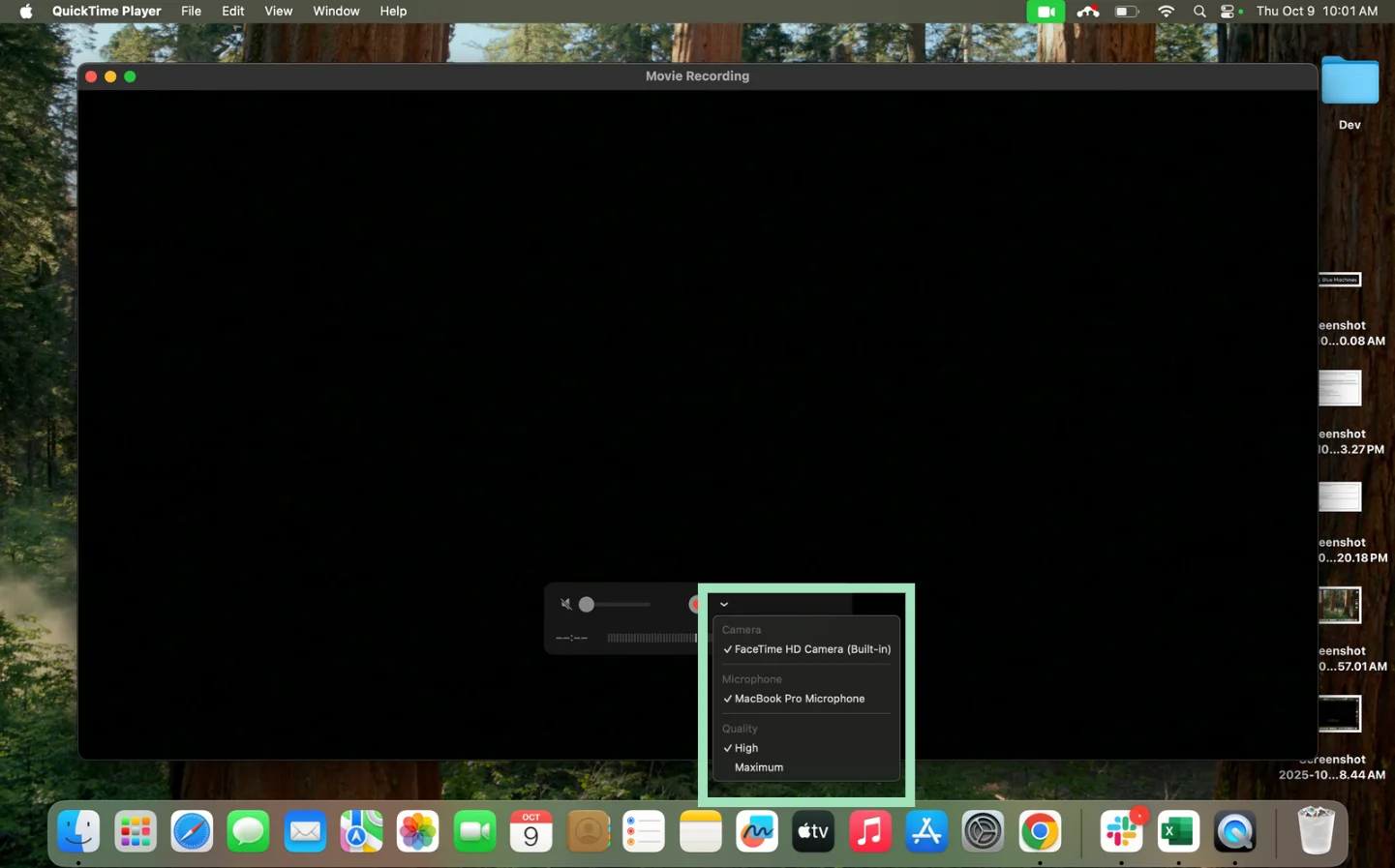 QuickTime video quality