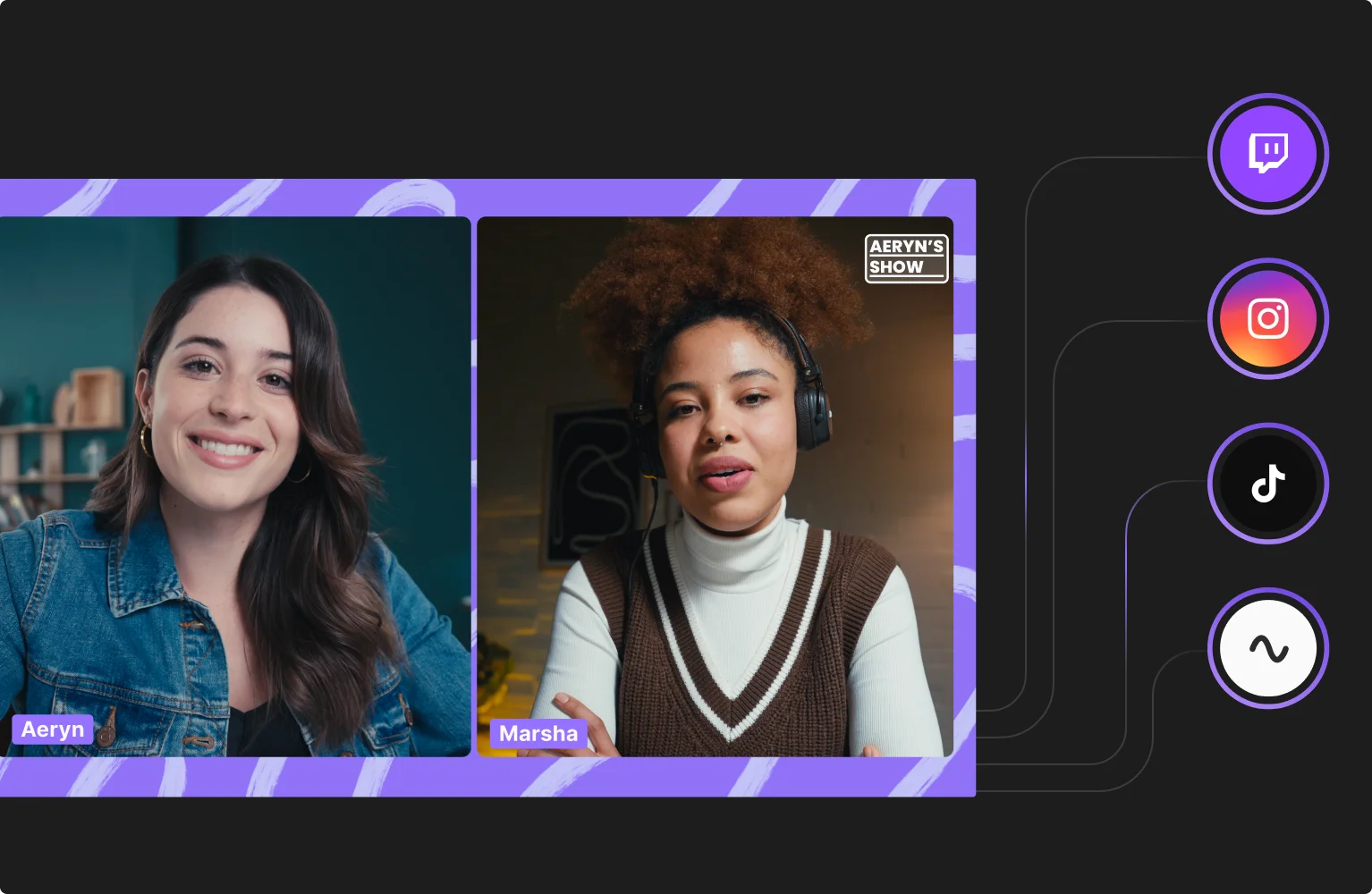 Riversidewebinar multistreaming to social media