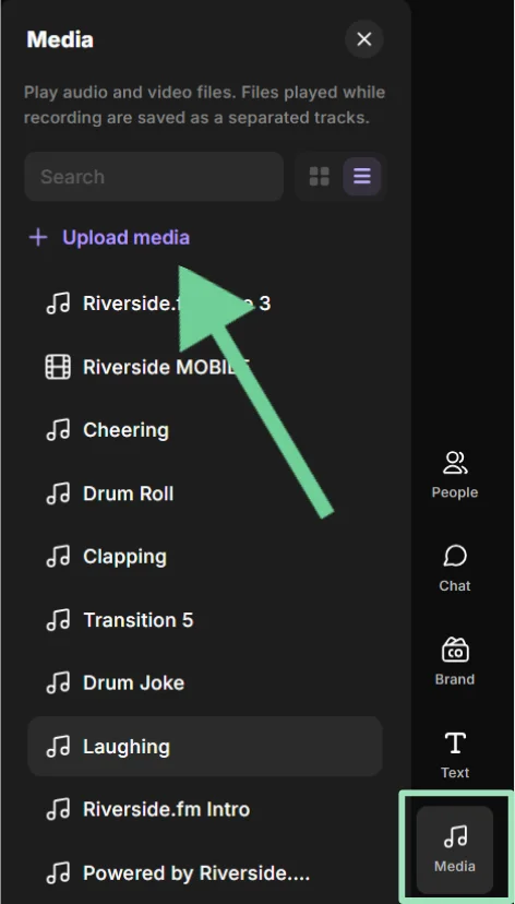 Riverside media board