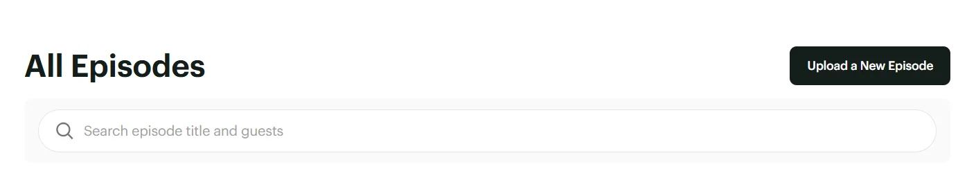 Buzzsprout upload new episodes