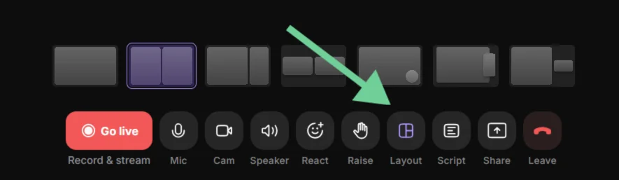 Riverside layouts options