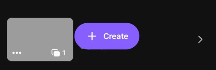 Riverside mobile app Create button
