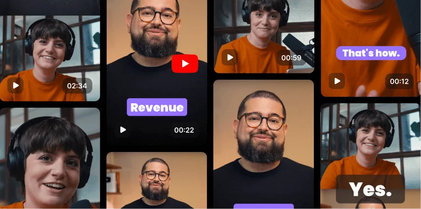 Image demonstrating vertical video appearance on Riverside