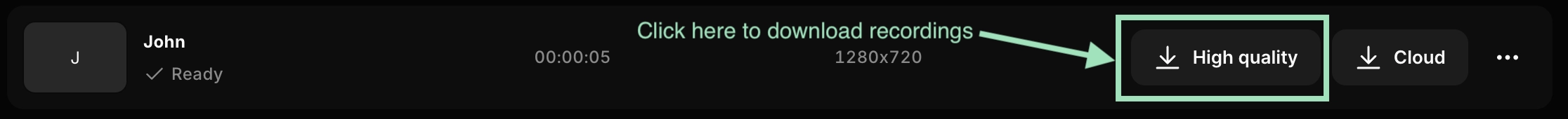 Riverside downloading separate audio tracks