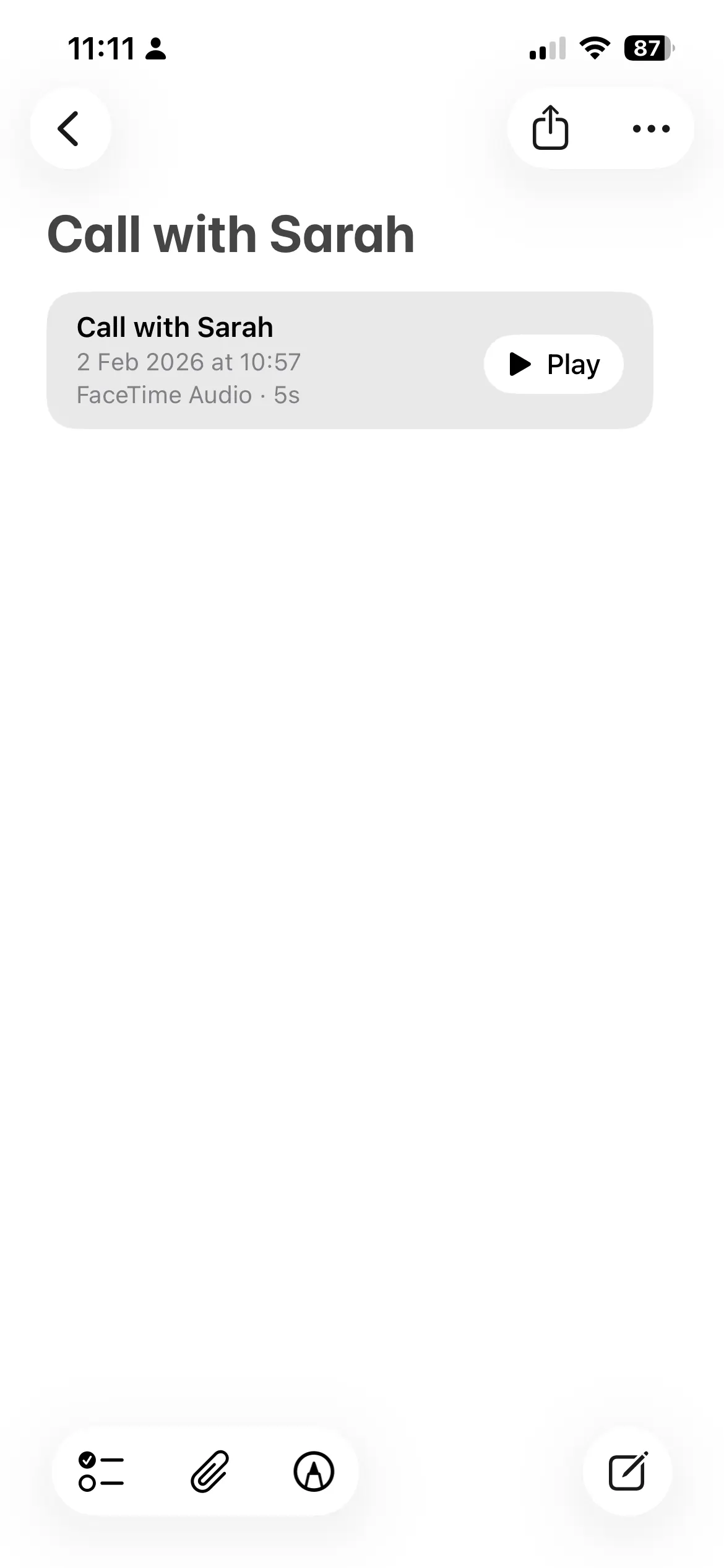 Facetime recorded call