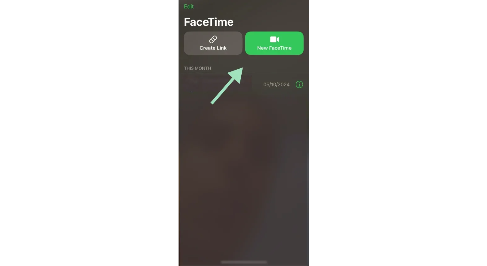 FAcetime app start recording