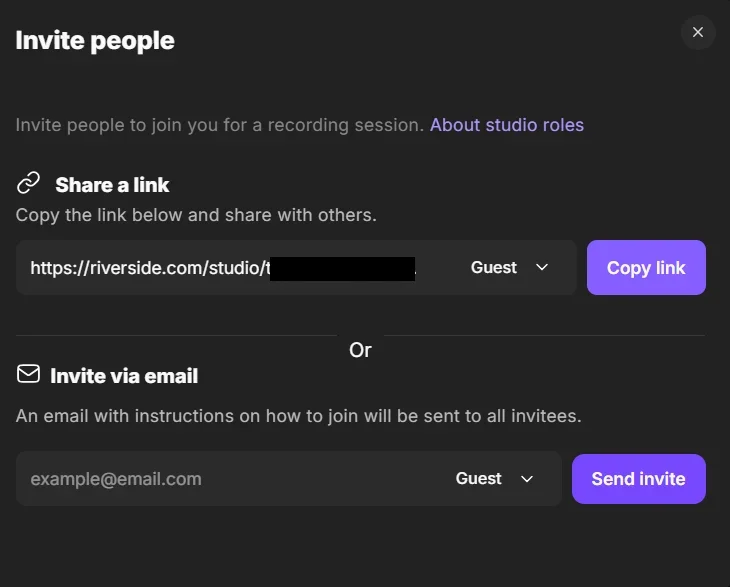 Riverside invite people