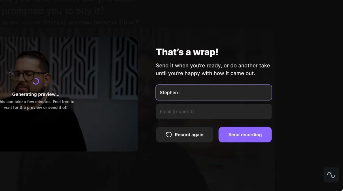 Riverside review async recording