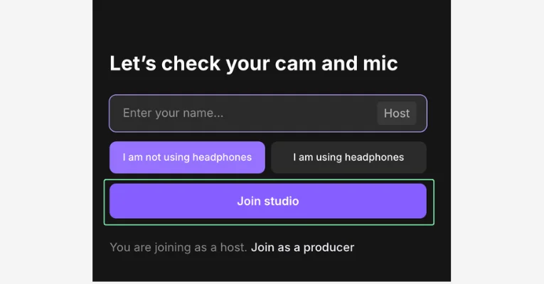 Riverside lobby Join studio