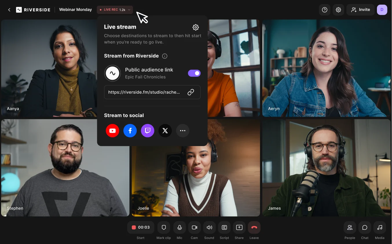 Riverside hosting a webinar