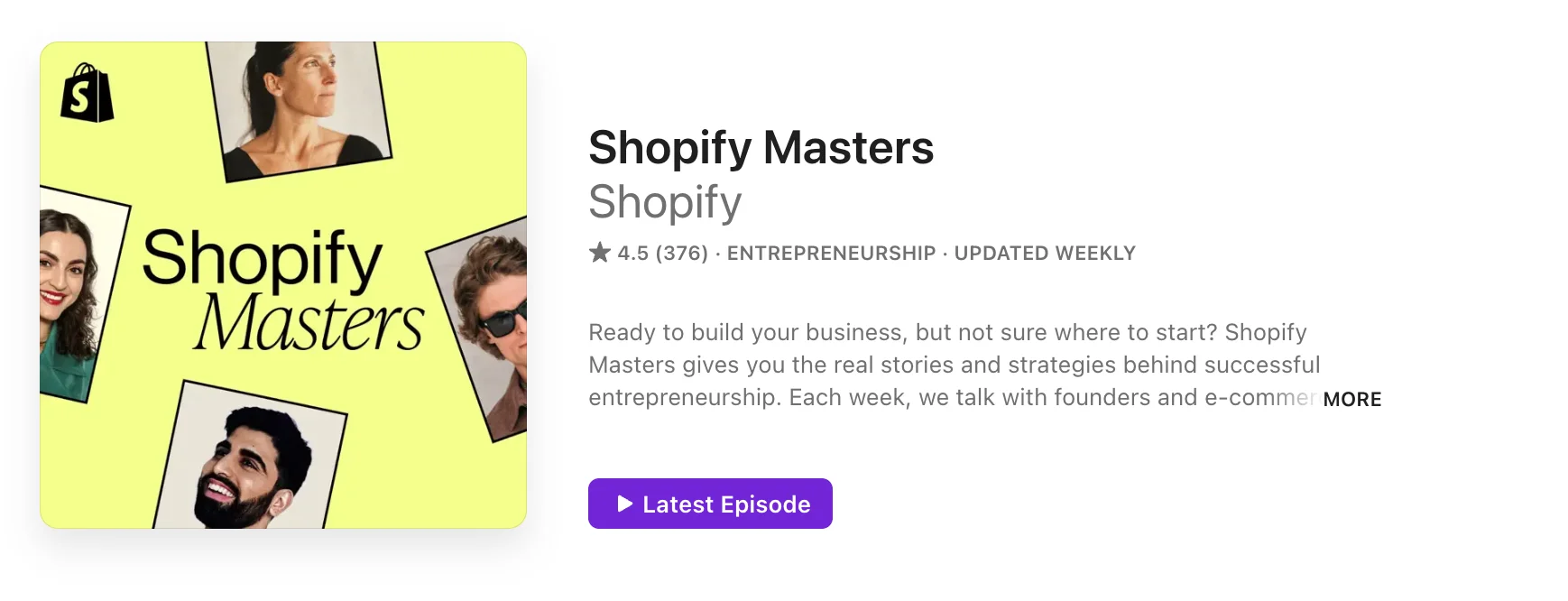 Shopify Masters