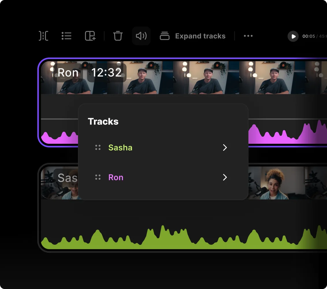 Recording and transcribing audio in high quality