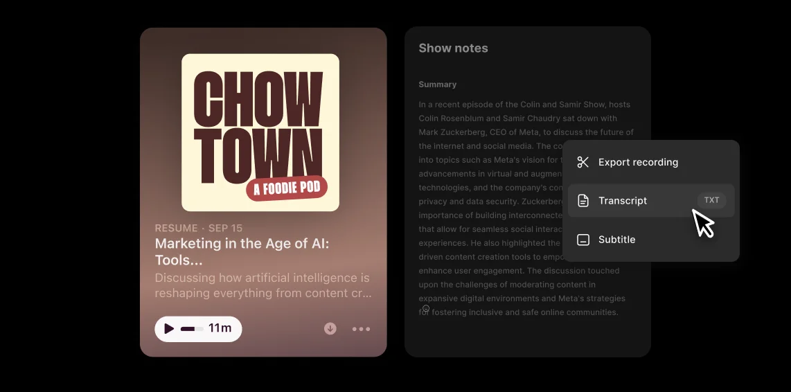Improving podcast SEO with transcripts
