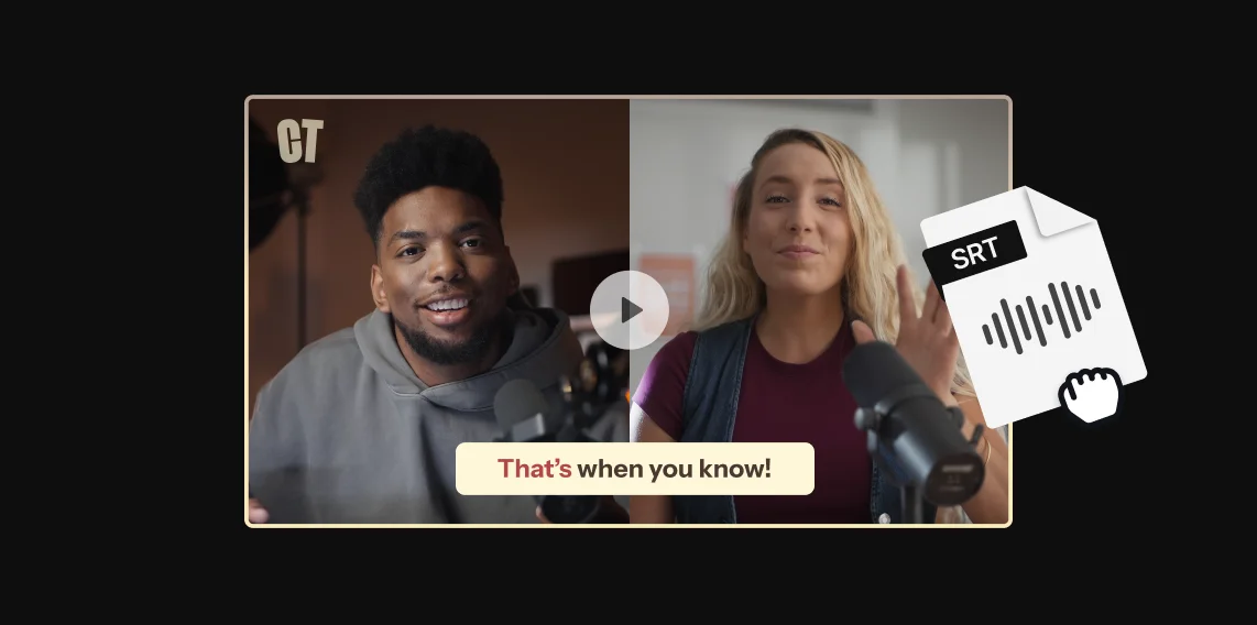 Adding captions to video with Riverside