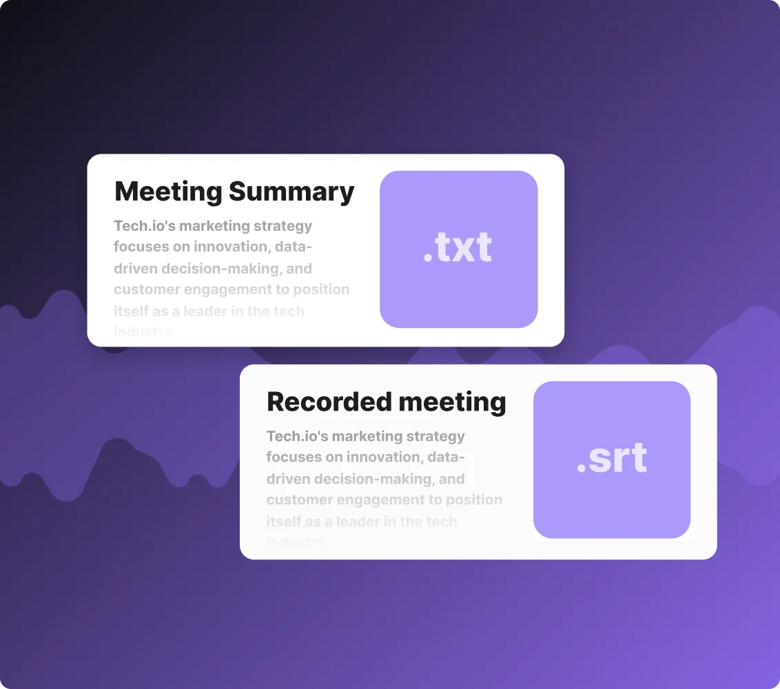 Repurposing meeting transcripts with Riverside
