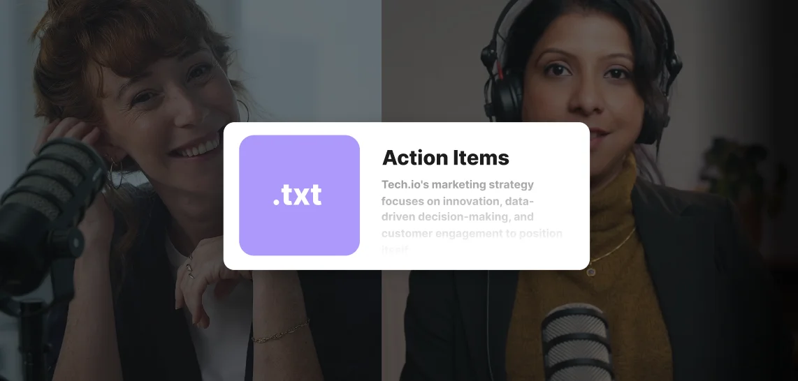 Repurposing voice notes with Riverside