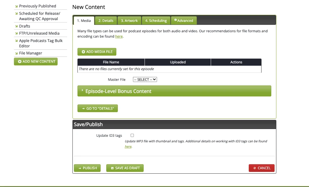 Libsyn promotion tools
